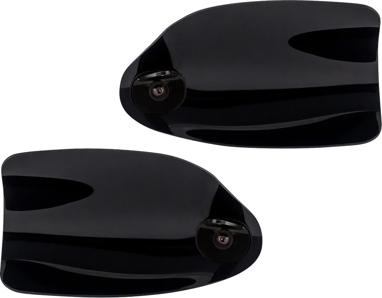 KLOCK WERKS Flare® Handguards - Harley-Davidson Hydraulic Clutch - Black KWS-01-0120-HC
