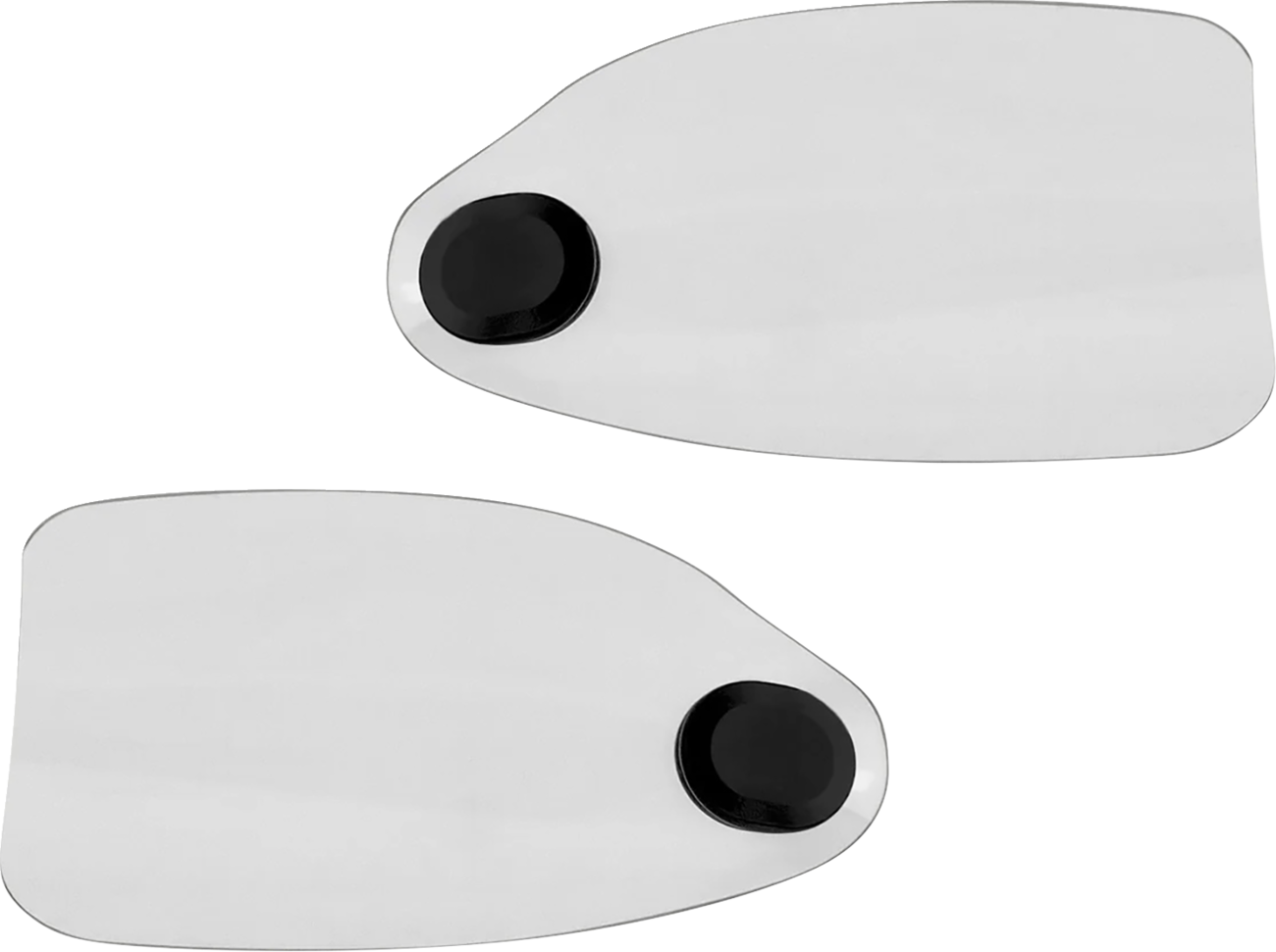 KLOCK WERKS Flare® Handguards - Harley-Davidson Cable Clutch - Clear KWS-01-0121-CC