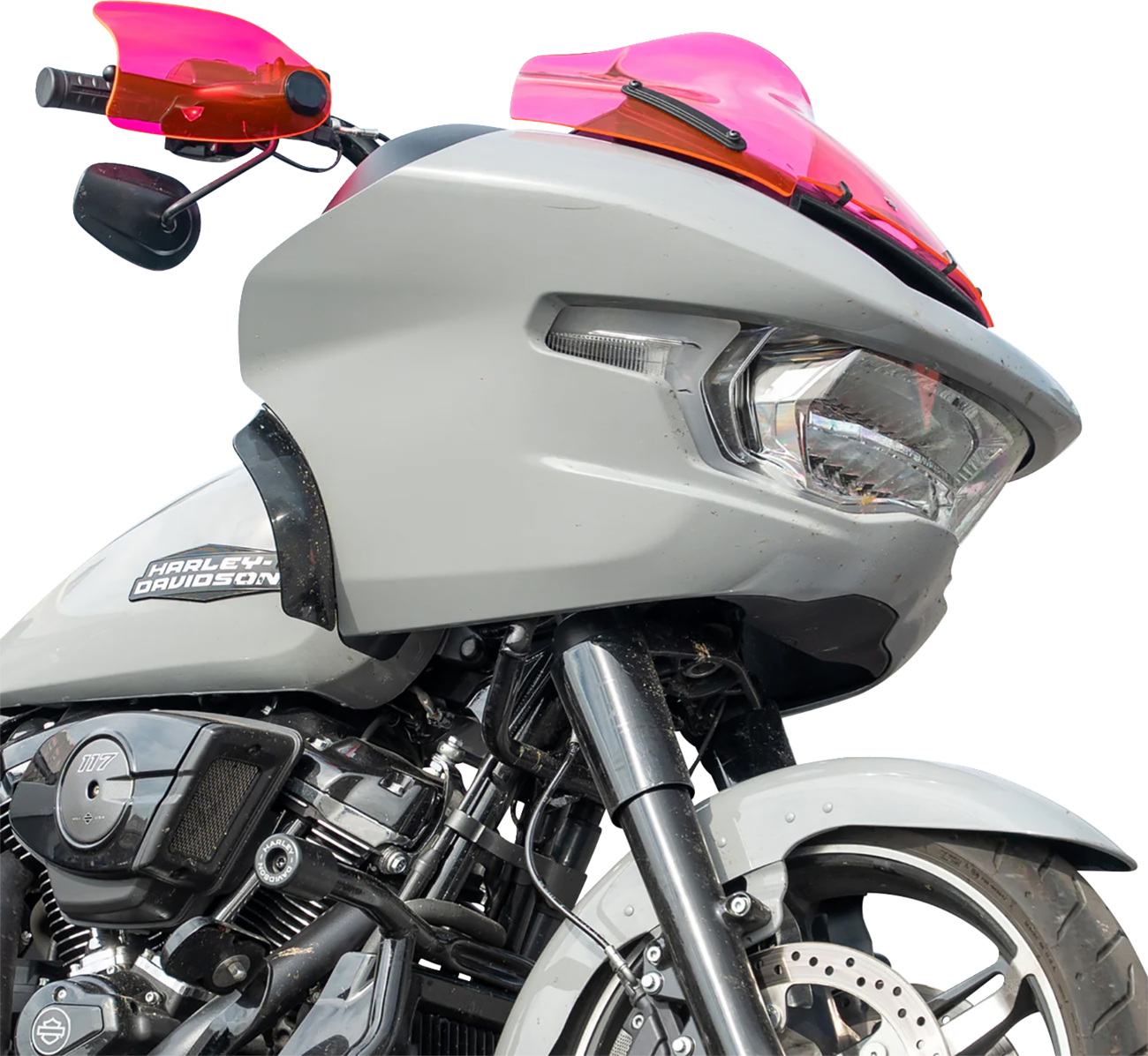KLOCK WERKS Flare® Handguards - '23-'25 Harley-Davidson - Pink Ice KWS-01-0124-23