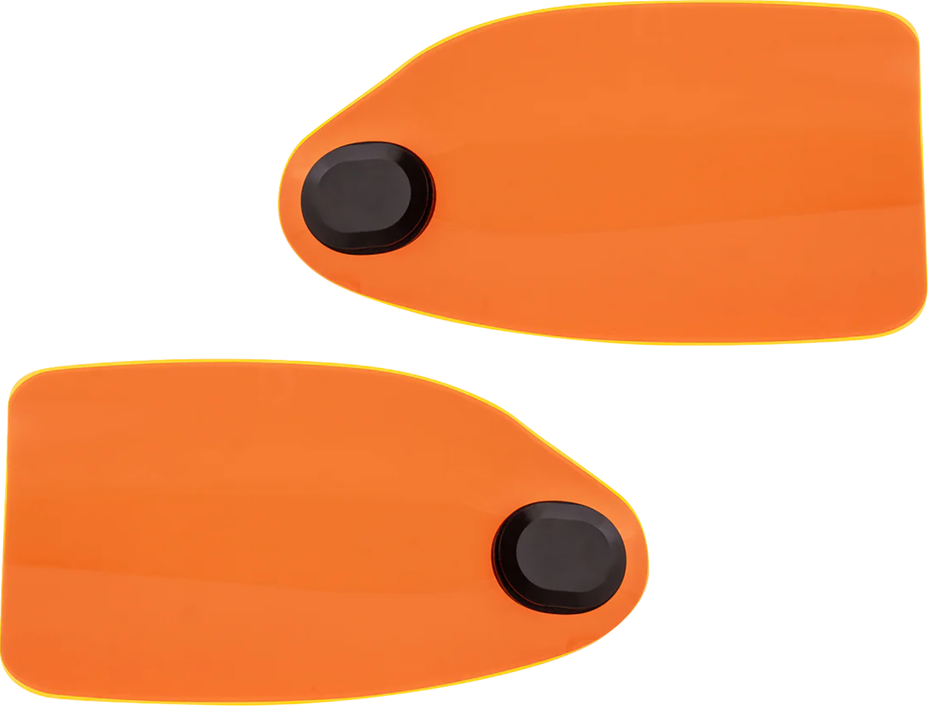 KLOCK WERKS Flare® Handguards - Harley-Davidson Cable Clutch - Orange Ice KWS-01-0125-CC
