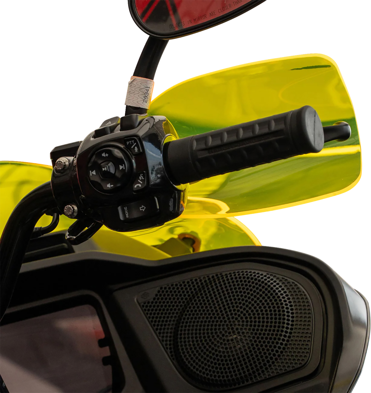 KLOCK WERKS Flare® Handguards - Harley-Davidson Cable Clutch - Yellow Ice KWS-01-0126-CC