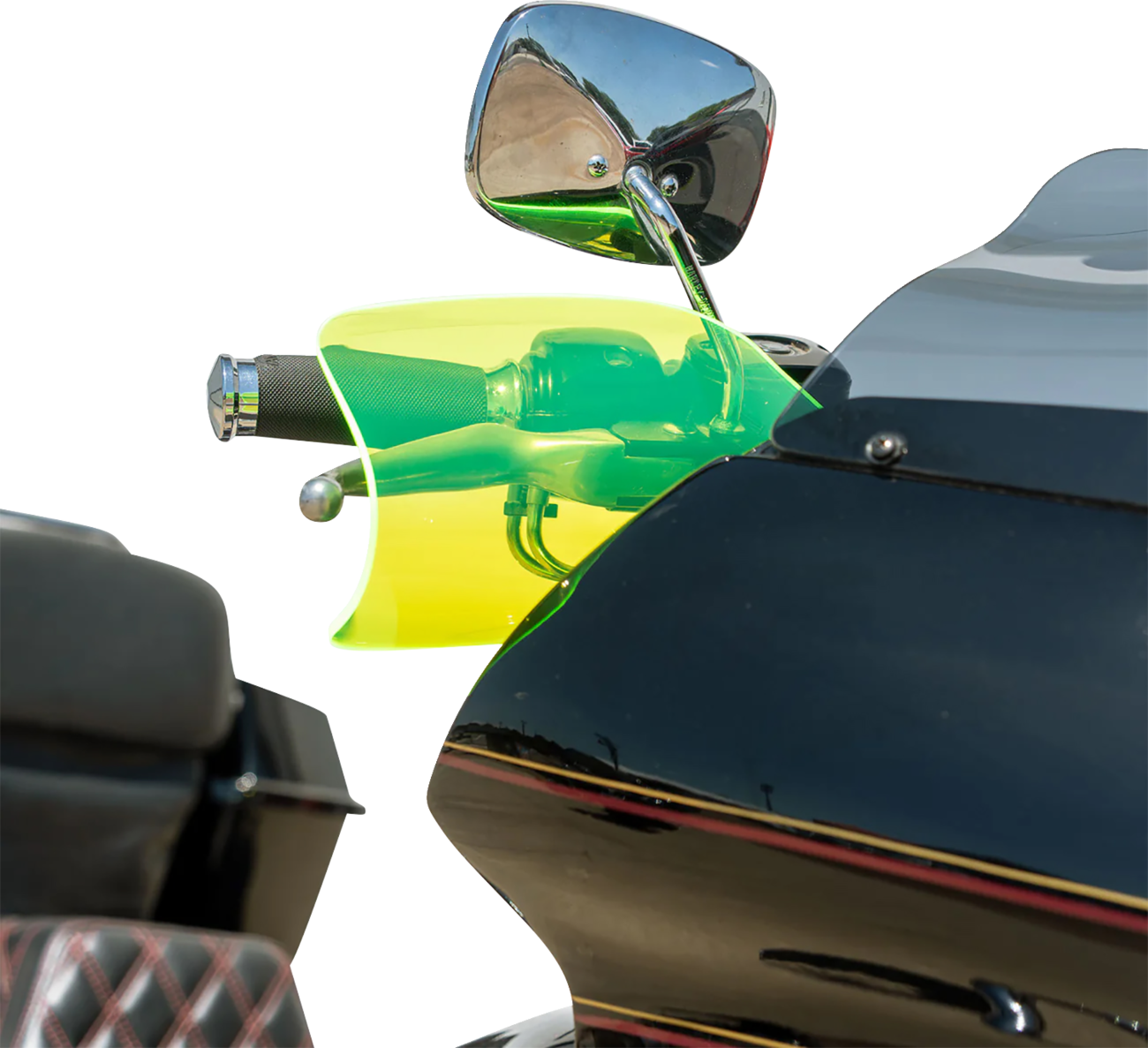KLOCK WERKS Flare® Handguards - Harley-Davidson Hydraulic Clutch - Green Ice KWS-01-0127-HC