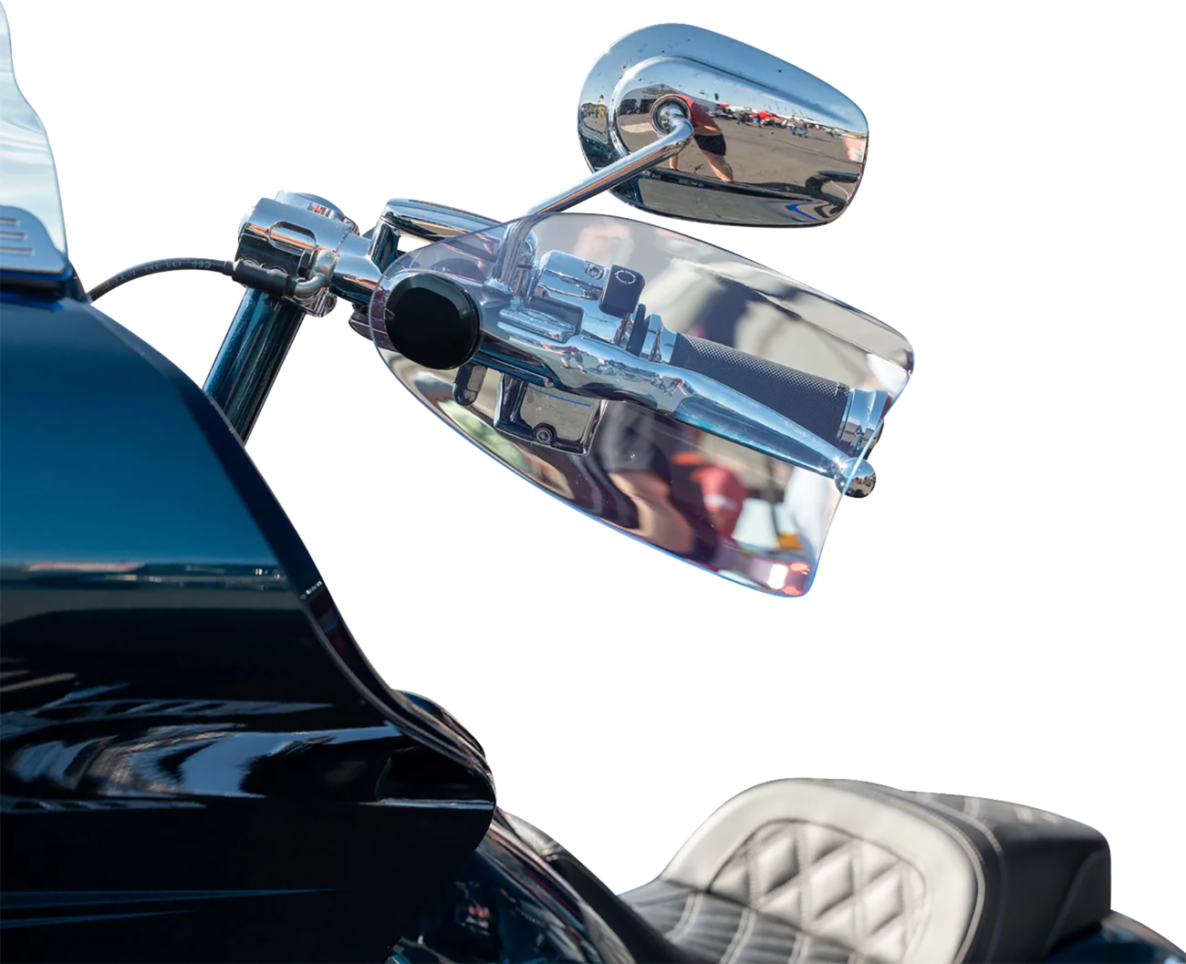 KLOCK WERKS Flare® Handguards - '23-'25 Harley-Davidson - Blue Ice KWS-01-0128-23