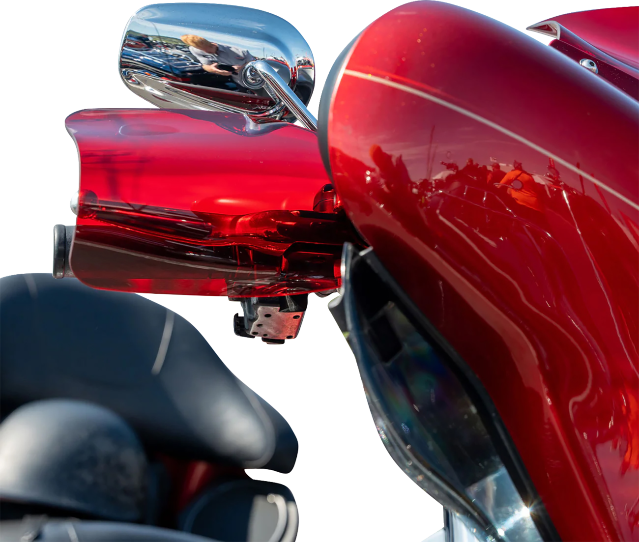 KLOCK WERKS Flare® Handguards - '23-'25 Harley-Davidson - Red KWS-01-0129-23