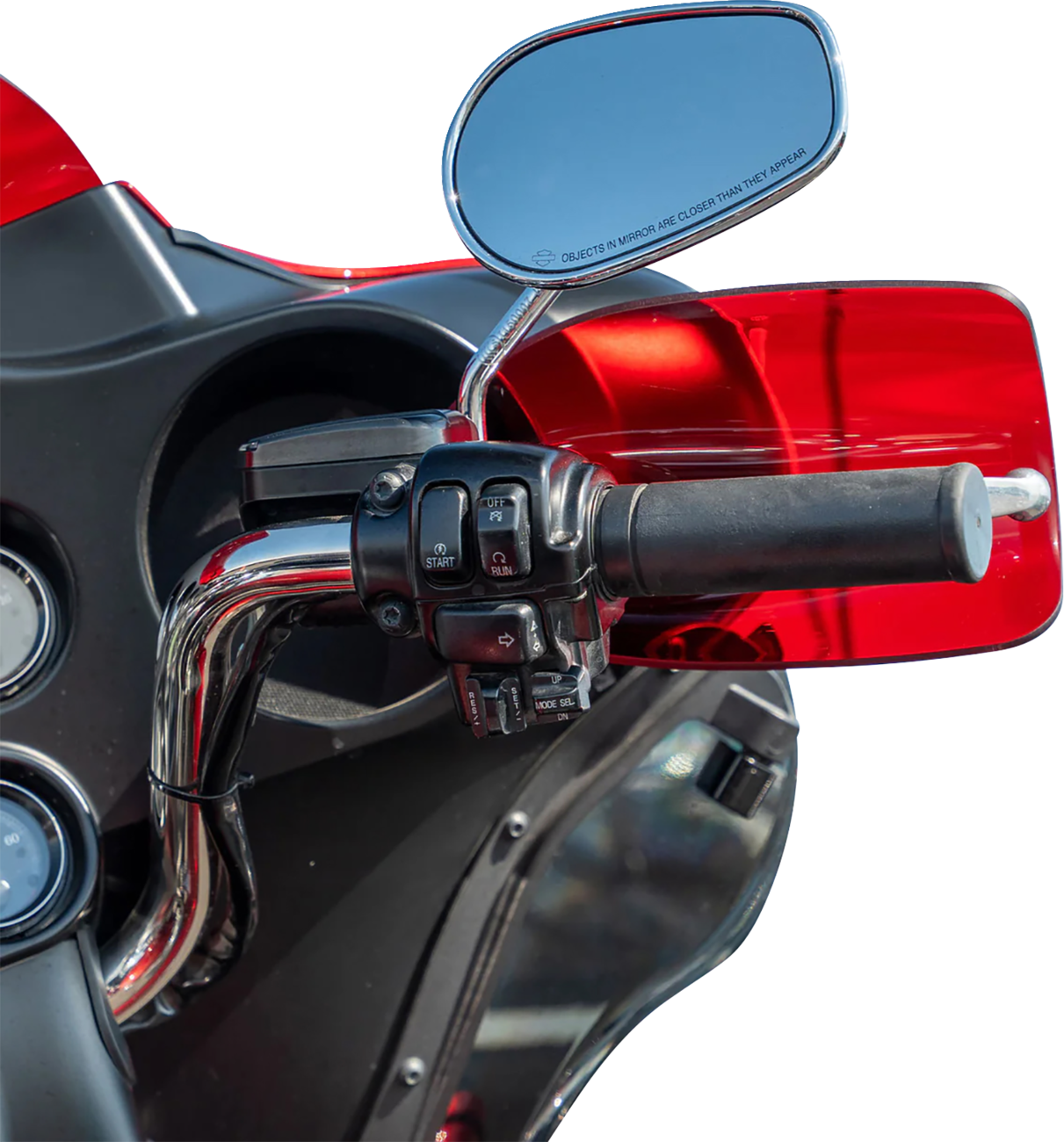 KLOCK WERKS Flare® Handguards - '23-'25 Harley-Davidson - Red KWS-01-0129-23