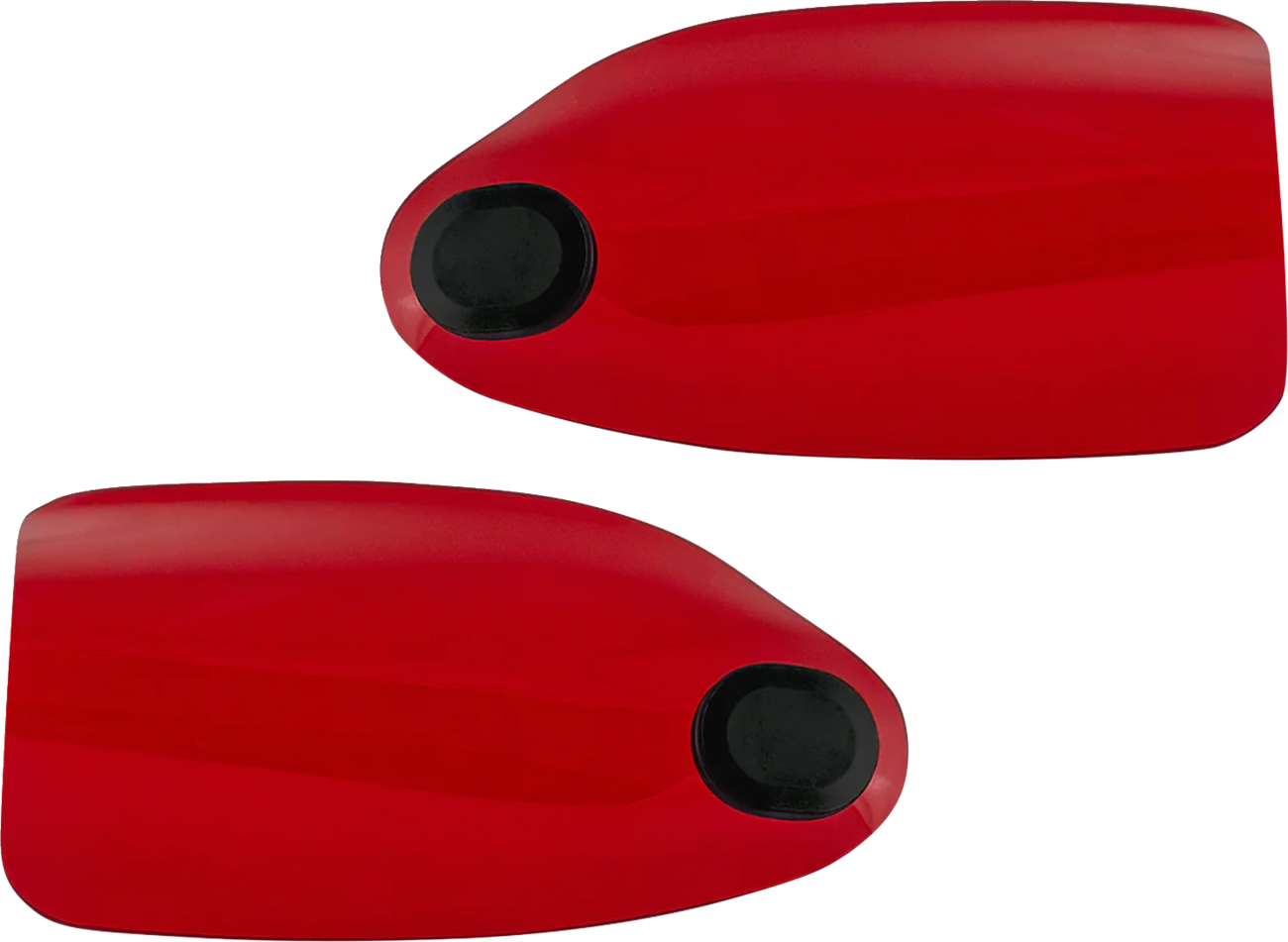 KLOCK WERKS Flare® Handguards - Harley-Davidson Cable Clutch - Red KWS-01-0129-CC