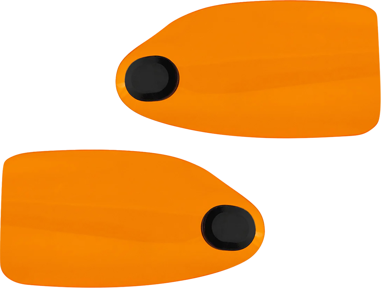 KLOCK WERKS Flare® Handguards - Harley-Davidson Hydraulic Clutch - Orange KWS-01-0130-HC