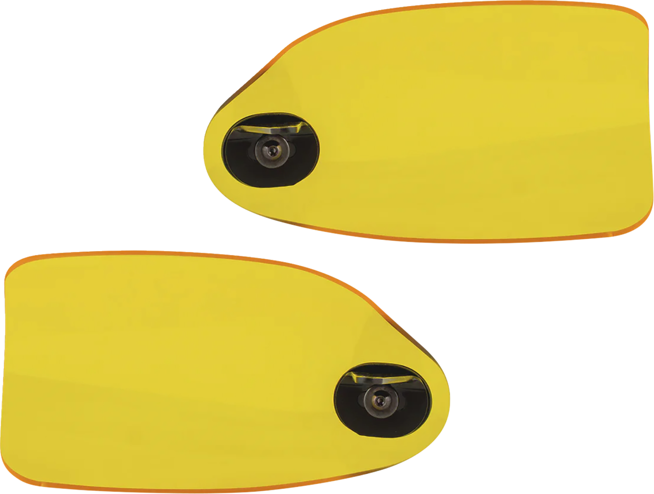 KLOCK WERKS Flare® Handguards - Harley-Davidson Cable Clutch - Yellow KWS-01-0131-CC