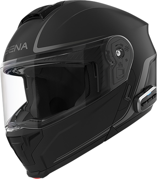 SENA Outrush 2 Mesh Modular Helmet - Matte Black - 2XL (Part Number: OUTRUSH2-MBXXL1)