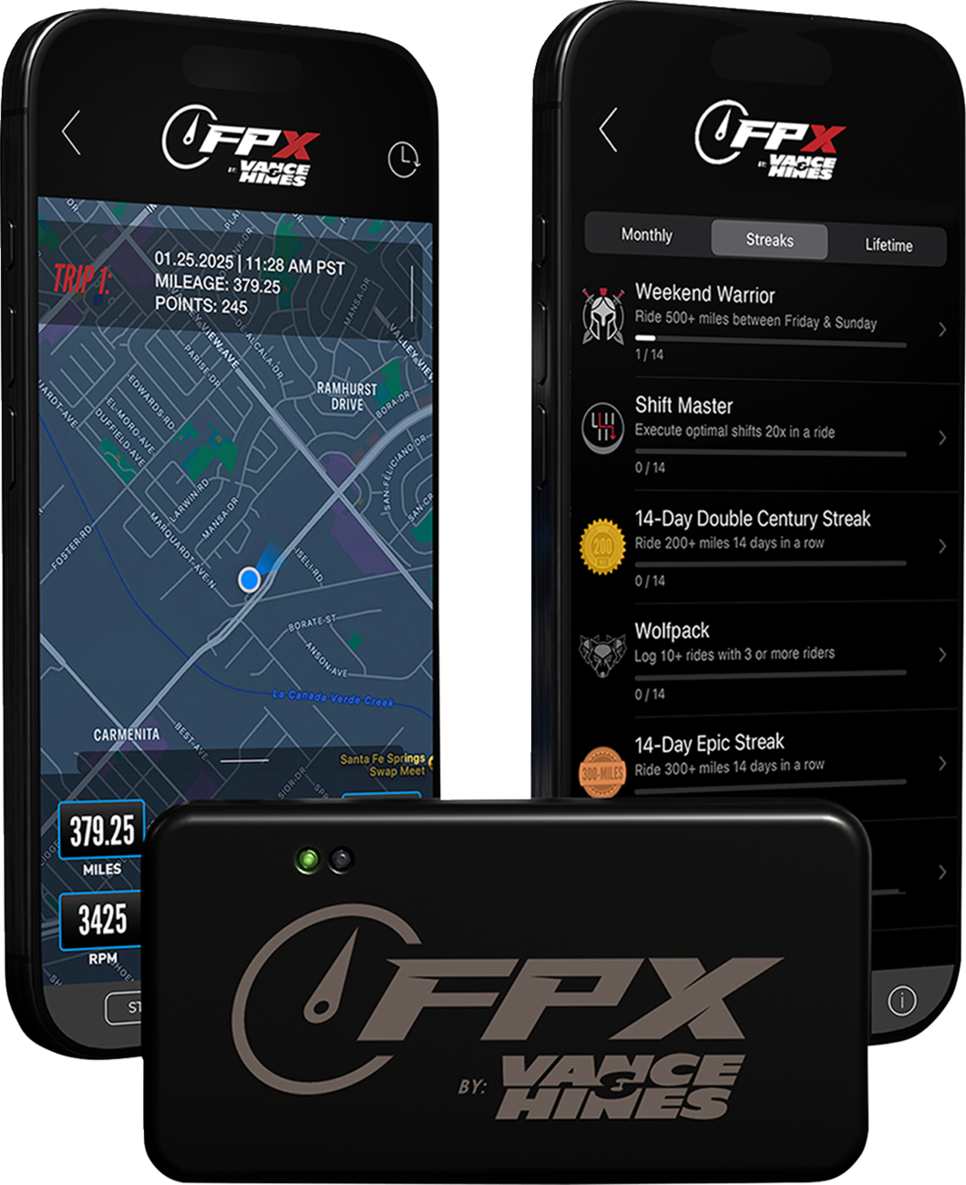 Vance & Hines Fuelpak X Tuning Module 66055 – Advanced Motorcycle ECU Tuner with Live Data & Safety Features