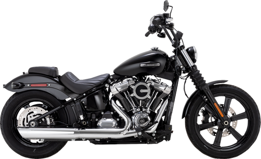 Vance & Hines Twin Slash Slip-On Muffler Chrome for Softail 16750