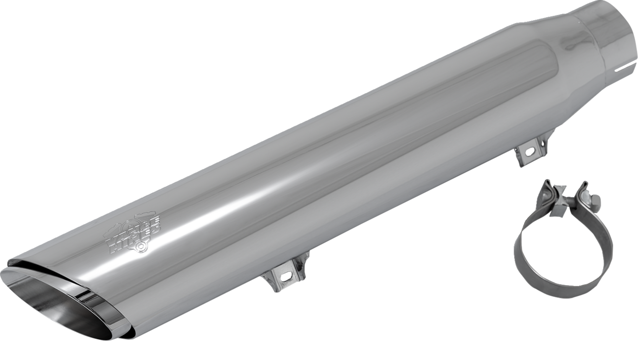 Vance & Hines Twin Slash Slip-On Muffler Chrome for Softail 16750