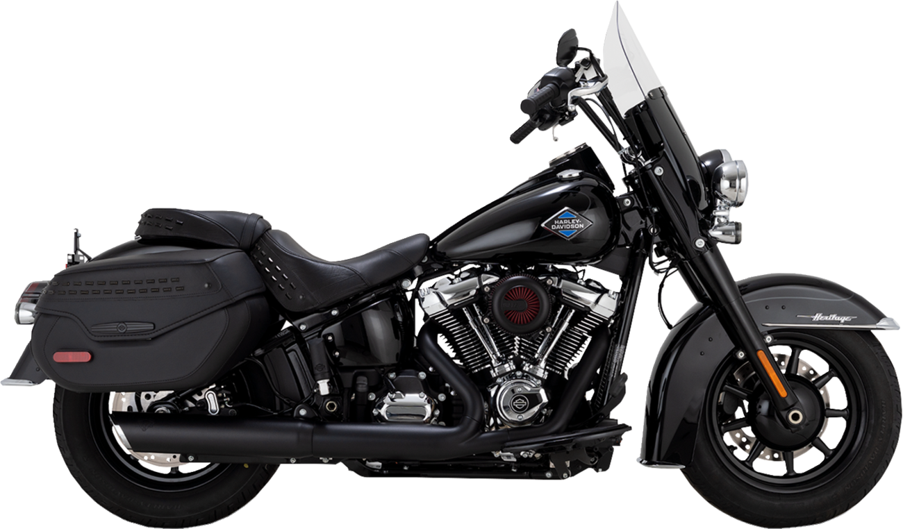 Vance & Hines Twin Slash Slip-On Muffler for Softail 46750 - Black