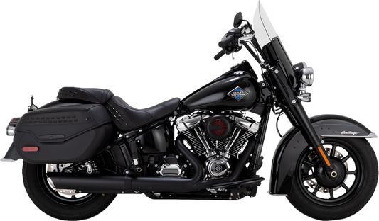 Vance & Hines Twin Slash Slip-On Muffler for Softail 46750 - Black