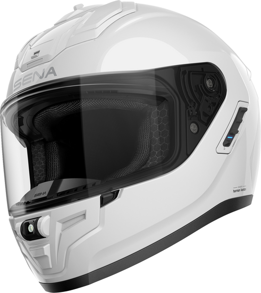 SENA Phantom ANC Helmet - Gloss White, Medium (Part #PHANTOMANC-GW00M3)