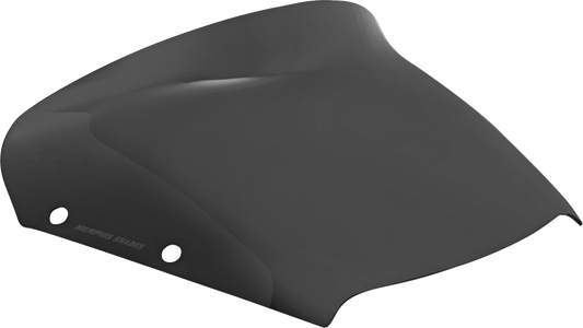 MEMPHIS SHADES Spoiler Windshield - 4" - Dark Black Smoke - FLHX MEP88810