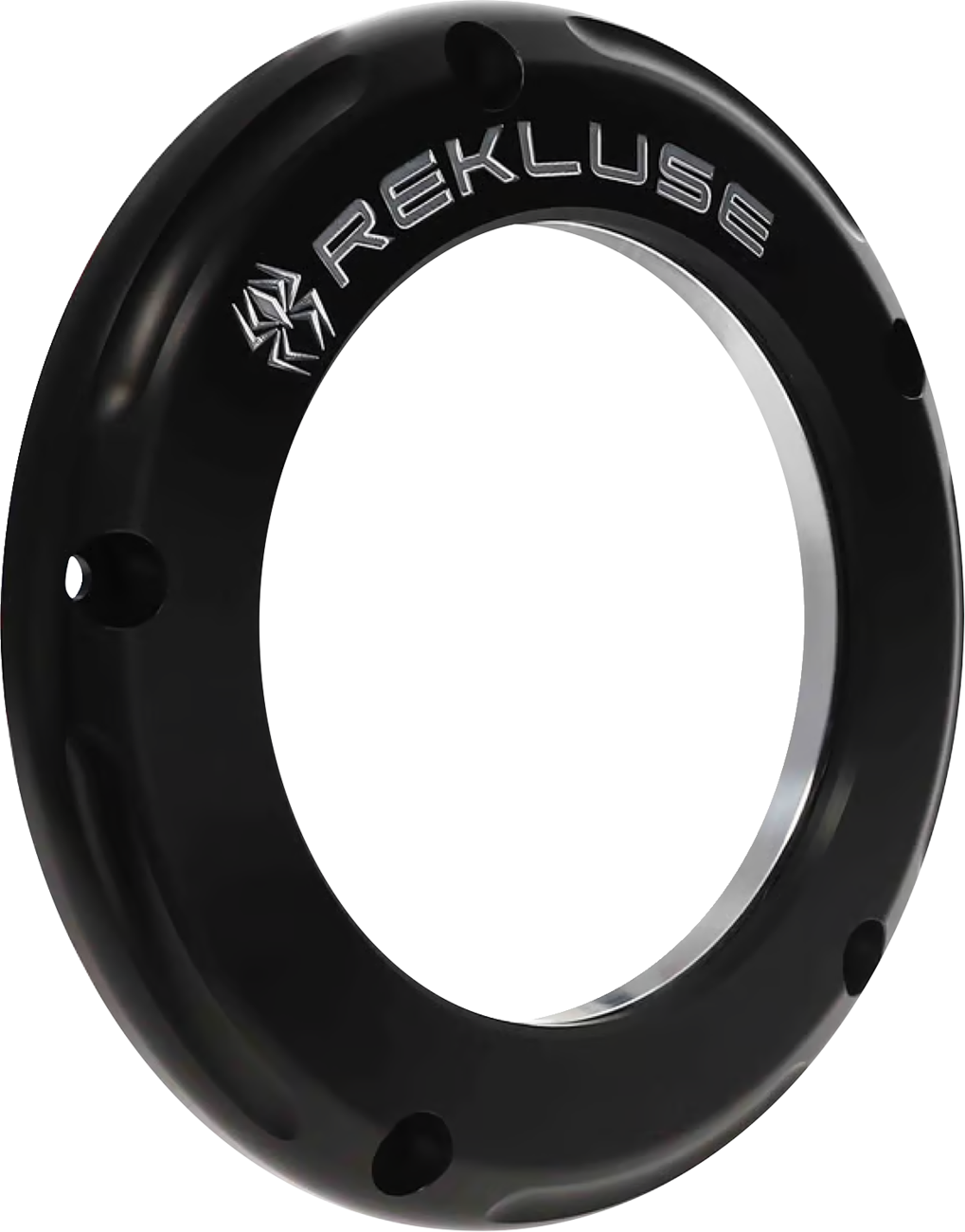 REKLUSE Clear Derby Cover for M8 Models - Black/Anodized, Part RMS-0515027