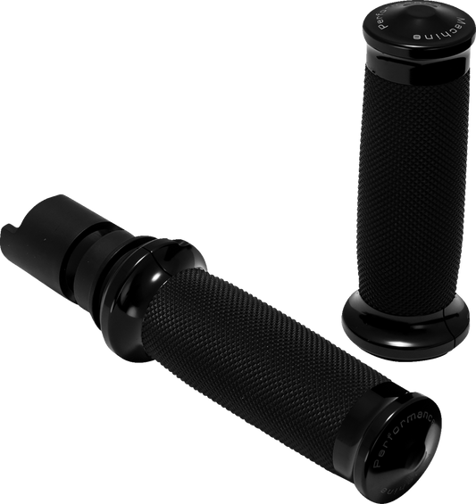 PERFORMANCE MACHINE (PM) Contour Color Grips - '24+ Harley-Davidson - Black 0063-2105M-B