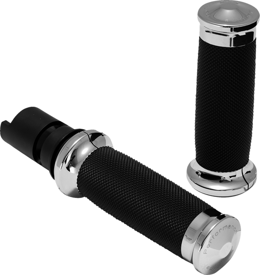 PERFORMANCE MACHINE (PM) Contour Color Grips - '24+ Harley-Davidson - Chrome 0063-2105M-CH