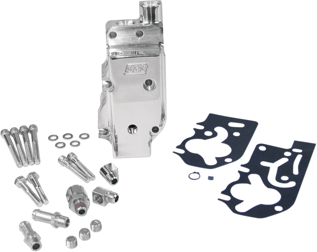 S&S Cycle HVHP Oil Pump Cover - Universal 31-6208 for Enhanced Oil Flow and Custom Installation