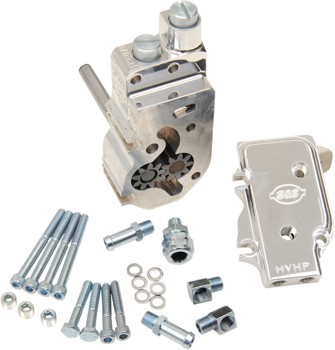 S&S Cycle HVHP Oil Pump Cover - Standard 31-6209 for Enhanced Oil Flow and Custom Installation