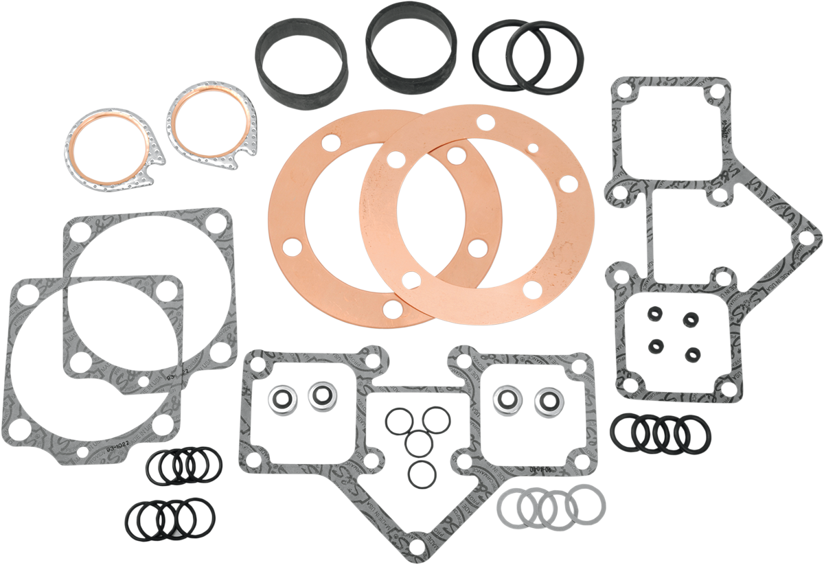 S&S CYCLE Top End Gasket Kit for Shovelhead 3-5/8 inch - Part Number 90-9501