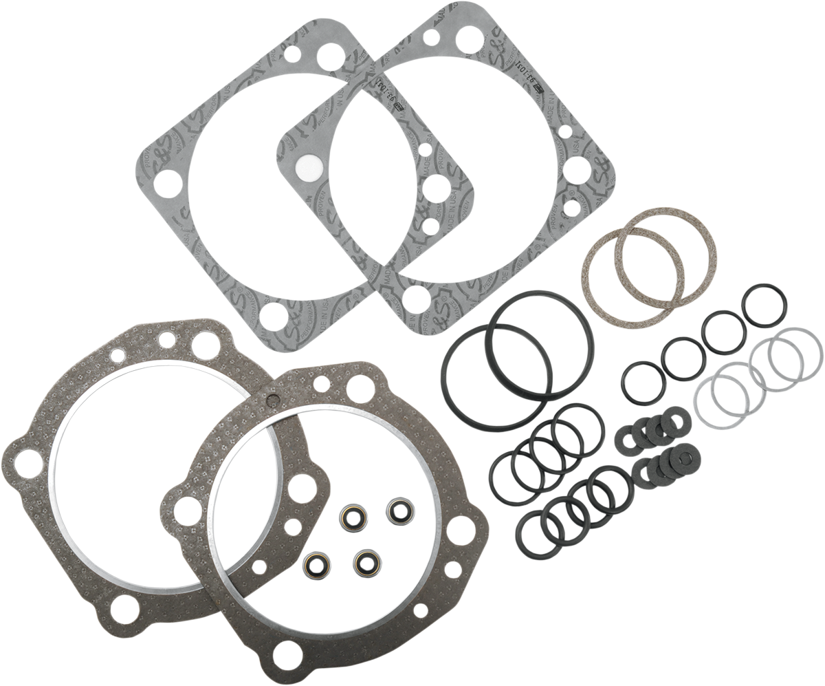 S&S CYCLE Top End Gasket Kit for 4" Super Stock EVO Big Twin - Part #90-9503