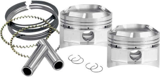 S&S CYCLE Piston Kit - For 88"/93"/96" Super Stock® Heads - 3.625" - +0.020" 92-1062