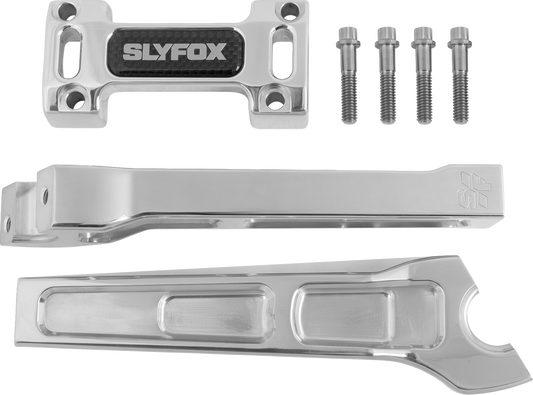 SLYFOX Handlebar Riser Kit - Straight, 8-inch Rise, 1-inch Clamping - Part Number SF-1001-08-R