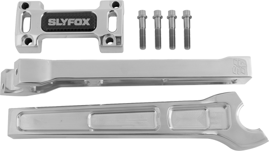SLYFOX Handlebar Riser Kit - Straight - 10 Inch Rise - 1-1/8 Inch Clamping - SF-1003-10-R