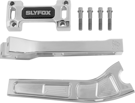 SLYFOX Handlebar Riser Kit - Pullback, 8-Inch Rise, 1-Inch Clamping, Model SF-1002-08-R