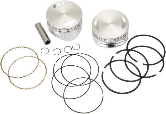 S&S CYCLE Piston Kit - For 100"/107" Super Sidewinder® - 4.000" - Standard 92-1400