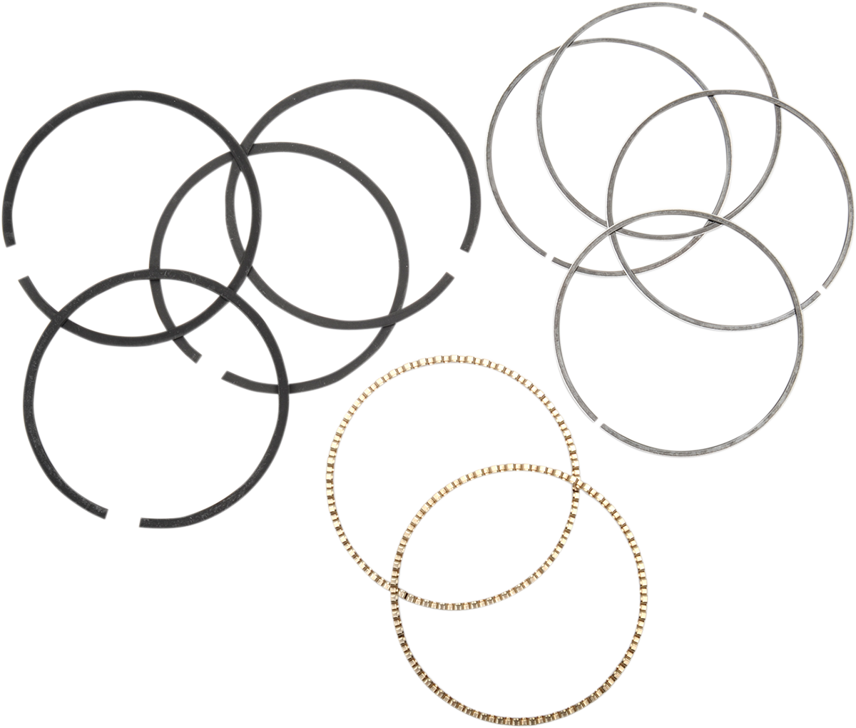 S&S CYCLE Replacement Piston Rings for 4.000" Pistons - Part Number 94-1301X