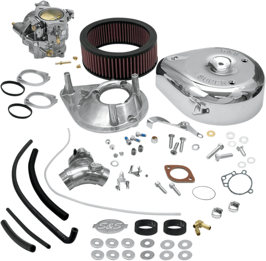 S&S CYCLE Super E Carburetor Kit with Manifold for Big Twin 11-0407
