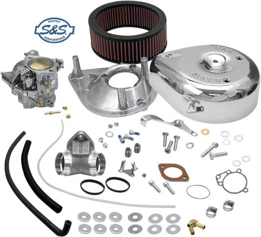 S&S Cycle Super E Carburetor Kit with Manifold for Harley Sportster 11-0408