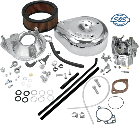 S&S CYCLE Super E Carburetor Kit for Evolution Big Twin 11-0442