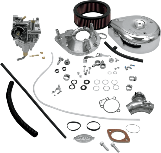 S&S CYCLE Super E Carburetor Kit with Manifold for Twin Cam Engines - Part 11-0450