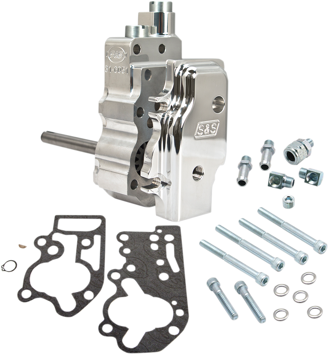 S&S Cycle Billet Oil Pump 31-6206 for Harley-Davidson Engines