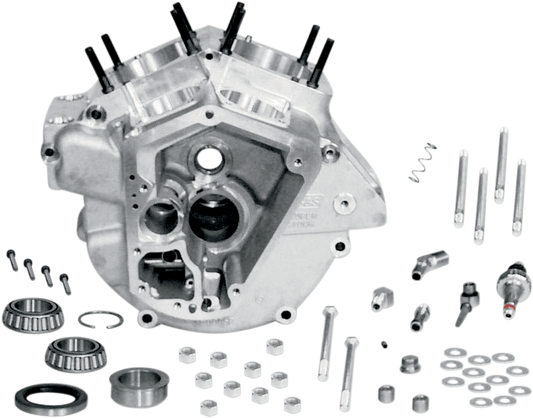 S&S CYCLE Super Stock Big Bore Engine Case - 3.625 inch for Big Twin Models, Part 31-0004