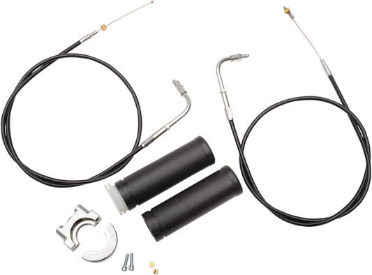 S&S Cycle Dual-Cable Throttle Assembly Kit for E&G Carbs - 39 inches (Part 19-0448)