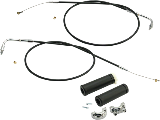 S&S Cycle Dual-Cable Throttle Assembly Kit for E&G Carbs – 42 Inch, Part 19-0482