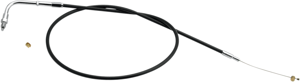 S&S Cycle Black Vinyl Idle Cable - 42 inches - Part 19-0441