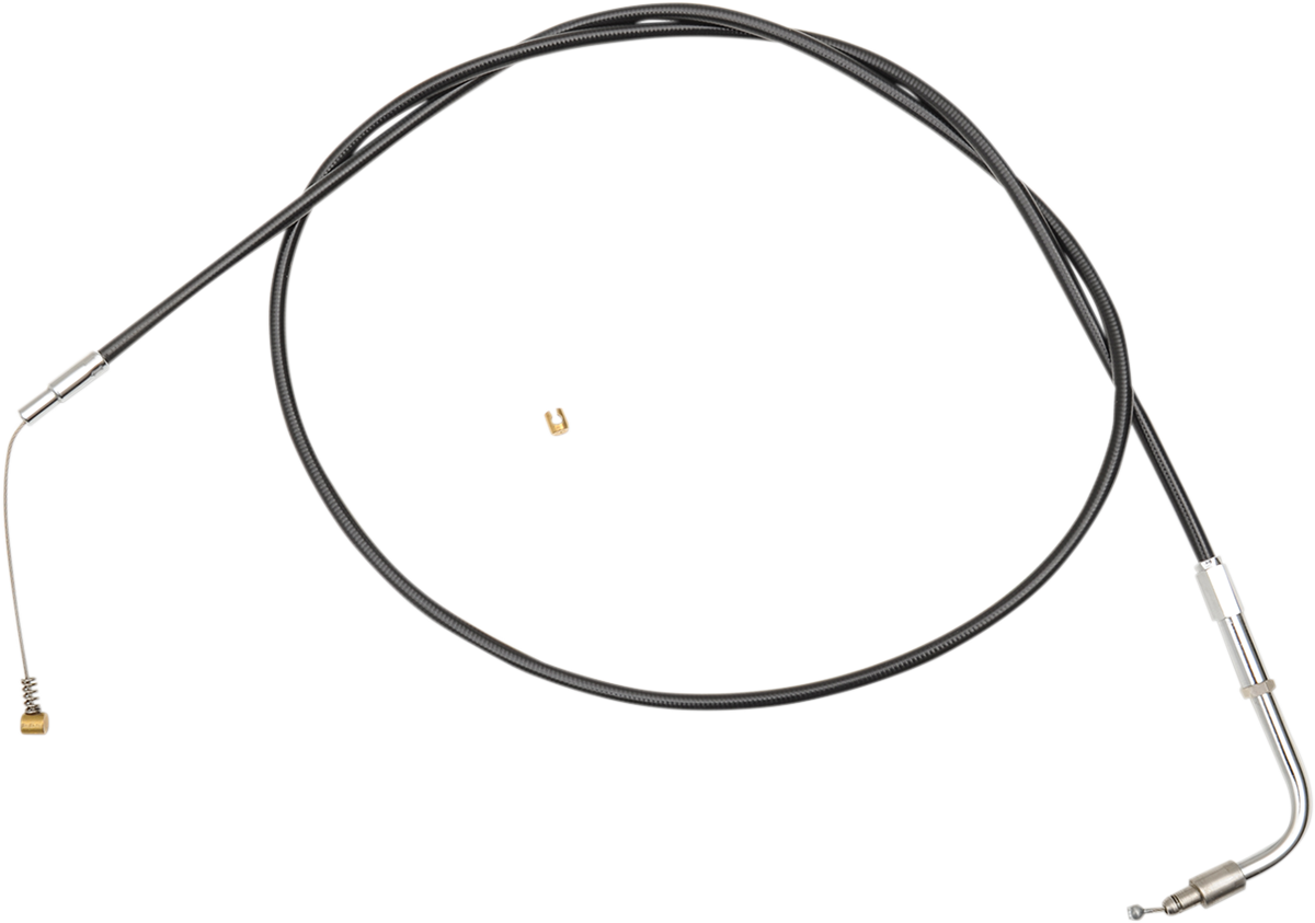 S&S CYCLE Black Vinyl Idle Cable - 48 inches, Part 19-0465