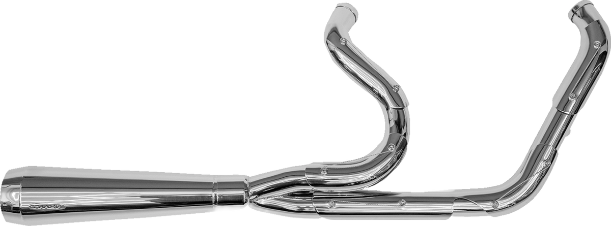 TRASK TM-5040PO 2-Into-1 Assault Exhaust System, Full Polished