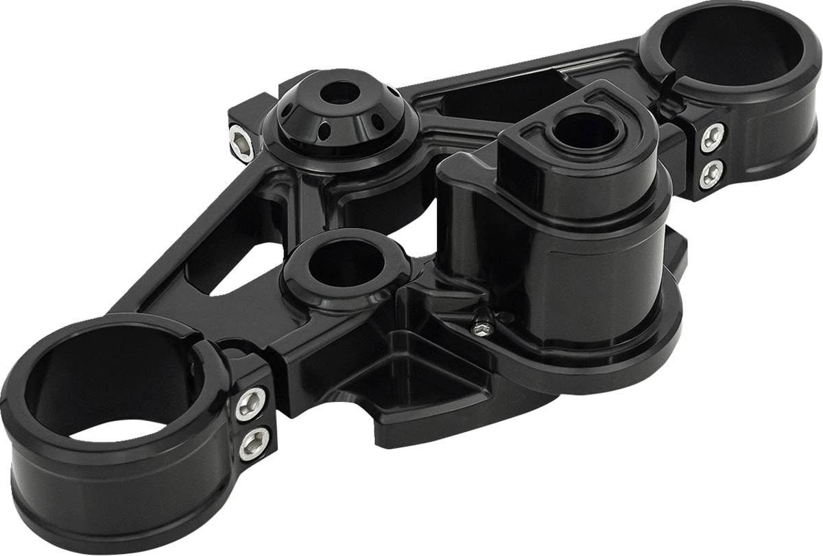 Arlen Ness 130-014 Black Billet Top Triple Tree