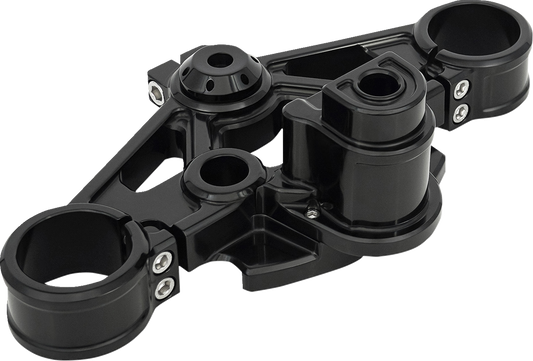 Arlen Ness 130-014 Black Billet Top Triple Tree