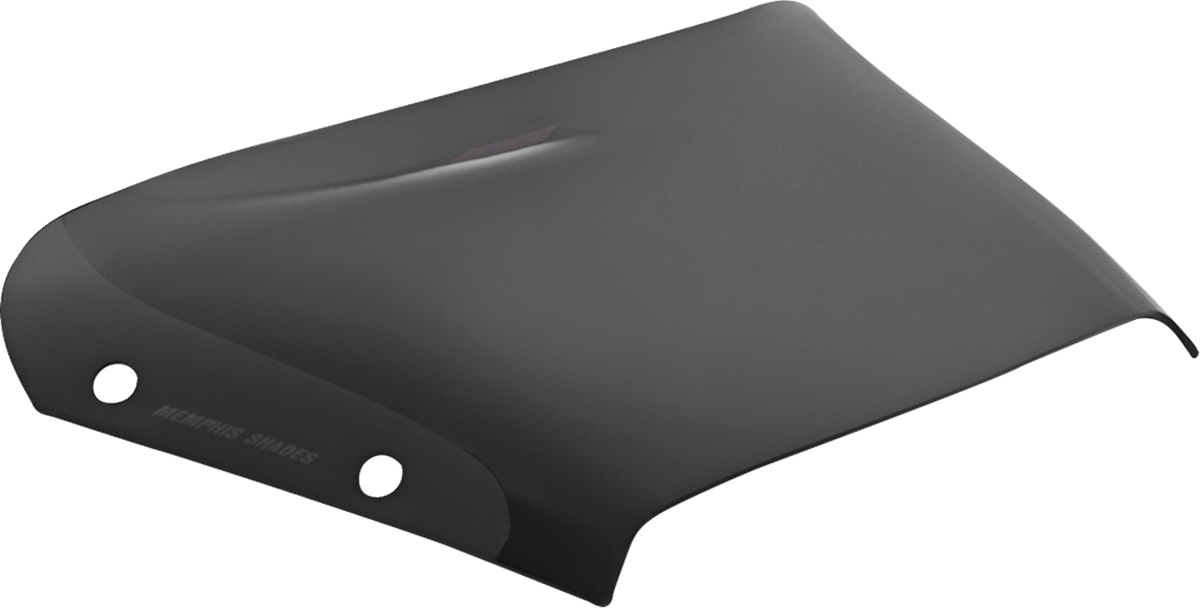 Memphis Shades MEP88610 2-Inch Spoiler Windshield for Harley-Davidson FLHX, Dark Black Smoke