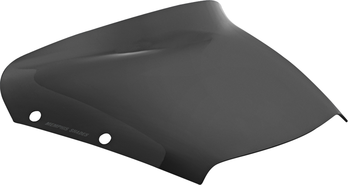 Memphis Shades MEP88710 3-Inch Dark Black Smoke Spoiler Windshield for Harley-Davidson FLHX