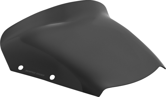 Memphis Shades MEP88910 5-Inch Spoiler Windshield for Harley-Davidson FLHX, Dark Black Smoke