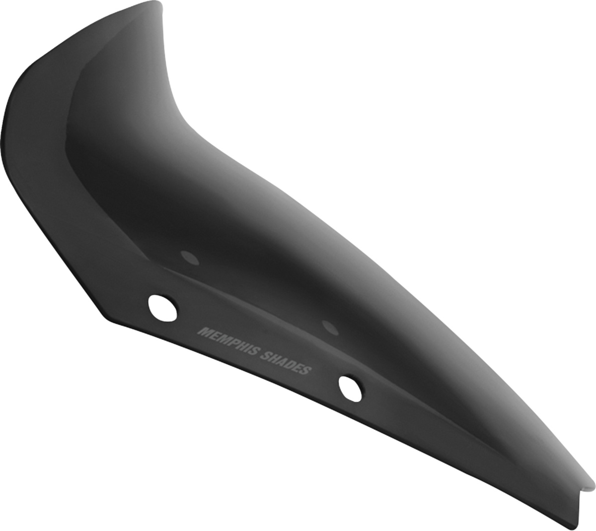 Memphis Shades MEP88910 5-Inch Spoiler Windshield for Harley-Davidson FLHX, Dark Black Smoke